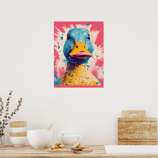 Dazzle Duck Poster (Küche)