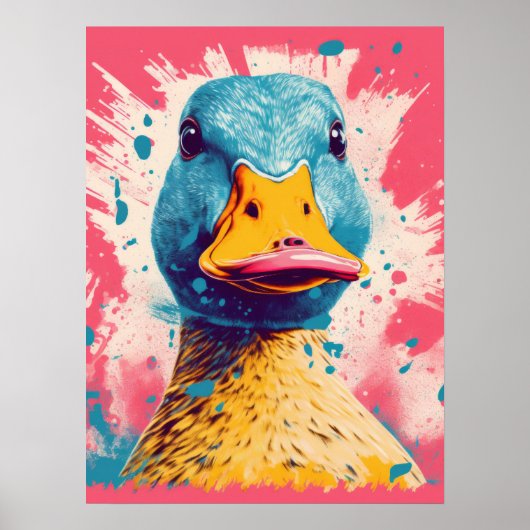 Dazzle Duck Poster (Vorne)