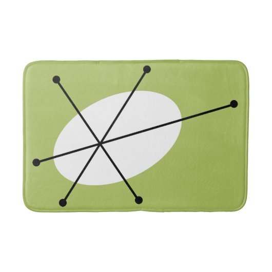 Dazzle Green Badematte (Vorderseite)