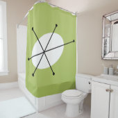 Dazzle Green Duschvorhang (Beispiel)