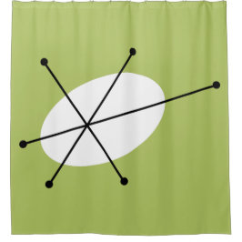 Dazzle Green Duschvorhang