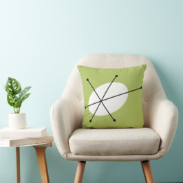 Dazzle Green Square Kissen