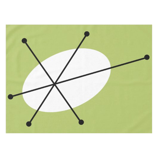 Dazzle Green Tischdecke (Vorderseite (Horizontal))