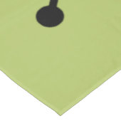 Dazzle Green Tischdecke (Schrägansicht)