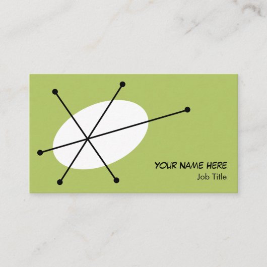 Dazzle Green Visitenkarte (Vorderseite)