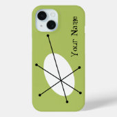 Dazzle Green "Your Name" iPhone-Fall Case-Mate iPhone Hülle (Rückseite)