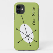 Dazzle Green "Your Name" iPhone-Fall Case-Mate iPhone Hülle (Rückseite)