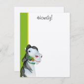 Dazzle Howdy Flat Mitteilungskarten (Vorne/Hinten)