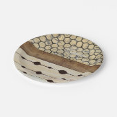 Dazzle II Pappteller (Schrägansicht)