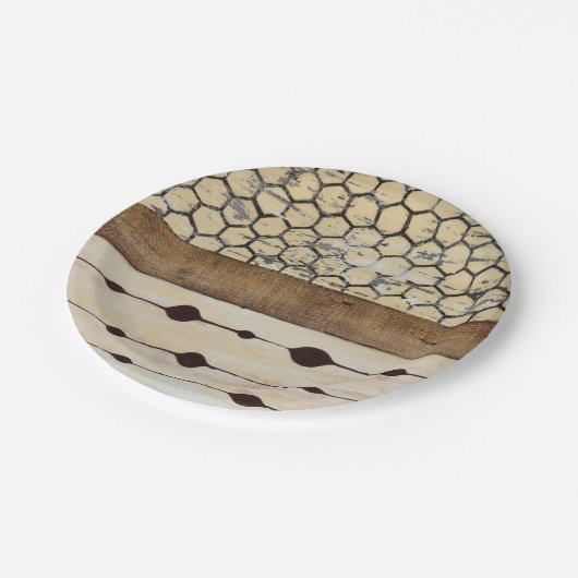 Dazzle II Pappteller (Schrägansicht)