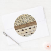 Dazzle II Runder Aufkleber (Umschlag)