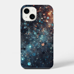 Dazzle in Dunkelblau: Das ultimative Glitter iPhone 14 Hülle