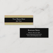 Dazzle Karo Mini Visitenkarte (Vorne/Hinten)