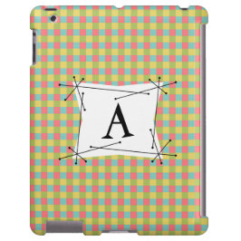 Dazzle Karo "Monogram" iPad Gehäuse vertikal Case-Mate iPhone Hülle