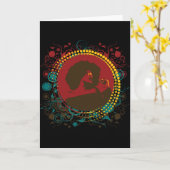 Dazzle Karte (Gelbe Blume)
