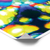 Dazzle Kinetic Collage Kaleidoscope Poster (Ecke)