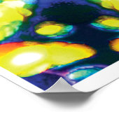 Dazzle Kinetic Collage Kaleidoscope Poster (Ecke)
