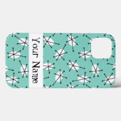 Dazzle Multi Blue "Name" iPad Fall Case-Mate iPhone Hülle (Rückseite (Horizontal))