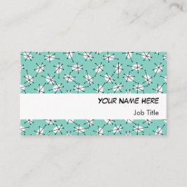 Dazzle Multi Blue Visitenkarte, weißer Streifen Visitenkarte