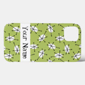 Dazzle Multi Green "Name" iPad Fall Case-Mate iPhone Hülle (Rückseite (Horizontal))