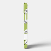 Dazzle Multi Green "Name" iPad Fall Case-Mate iPhone Hülle (Rückseite / Links)
