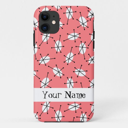 Dazzle Multi Pink "Name" iPhone Gehäuse Case-Mate iPhone Hülle (Rückseite)