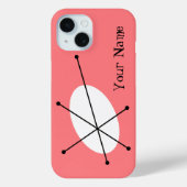 Dazzle Pink "Dein Name" iPhone Gehäuse Case-Mate iPhone Hülle (Rückseite)
