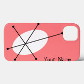 Dazzle Pink "Ihr Name" iPad Mini Fall Case-Mate iPhone Hülle (Rückseite (Horizontal))