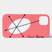 Dazzle Pink iPad Fall "Dein Name" Case-Mate iPhone Hülle (Rückseite (Horizontal))