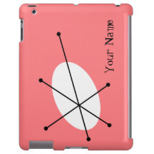 Dazzle Pink iPad Fall "Dein Name"