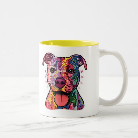 Dazzle Pitbull Tasse (Rechts)