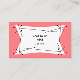 Dazzle Plaque Pink Visitenkarte