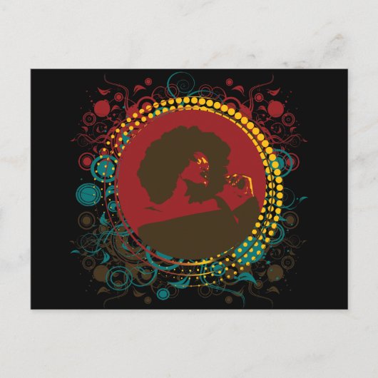 Dazzle Postkarte (Vorderseite)