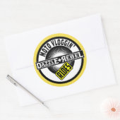 Dazzle Rebel Rides Sticker (Umschlag)