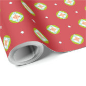 Dazzle Red Wrapping Paper Geschenkpapier (Rolleneckpunkt)