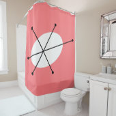 Dazzle Rosa Duschvorhang (Beispiel)