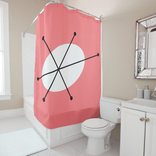 Dazzle Rosa Duschvorhang (Beispiel)