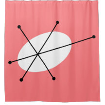 Dazzle Rosa Duschvorhang