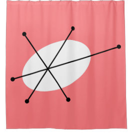 Dazzle Rosa Duschvorhang