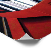 Dazzle-Schiffe in Drydock bei Liverpool Abstrakte Poster (Ecke)