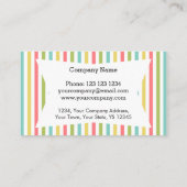 Dazzle Stripe Classic Plaque Visitenkarte (Rückseite)