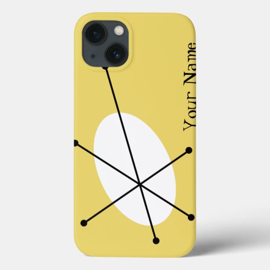 Dazzle Yellow iPad Gehäuse "Dein Name" Case-Mate iPhone Hülle (Rückseite)