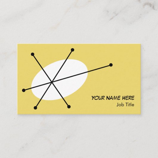 Dazzle Yellow Visitenkarte (Vorderseite)