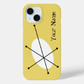 Dazzle Yellow "Your Name" iPhone Gehäuse Case-Mate iPhone Hülle (Rückseite)