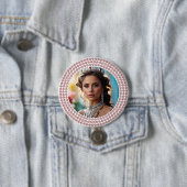 Dazzled Dreams Pageant Button Photo Pin (Beispiel)