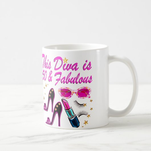DAZZLING 50. DIVA KAFFEETASSE (Rechts)