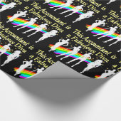 DAZZLING ACCOUNTANT DIVA DESIGN GESCHENKPAPIER (Ecke)