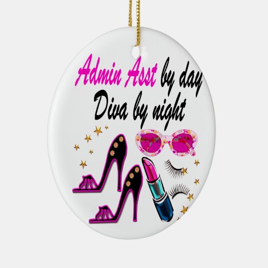DAZZLING ADMIN ASST DIVA KERAMIKORNAMENT (Rechts)