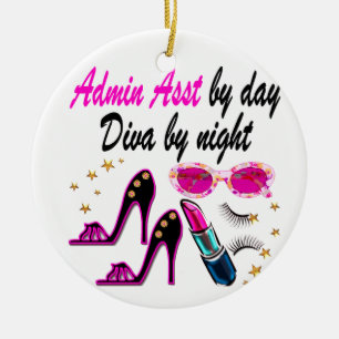 DAZZLING ADMIN ASST DIVA KERAMIKORNAMENT