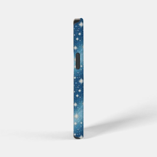 Dazzling Blue Glitzern Phone Case für ein stilvoll iPhone Hülle (Rechte Seite)